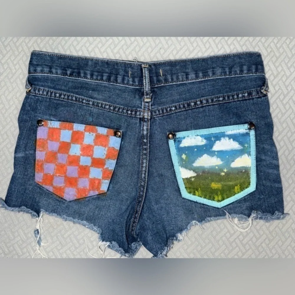 Free People Denim Shorts